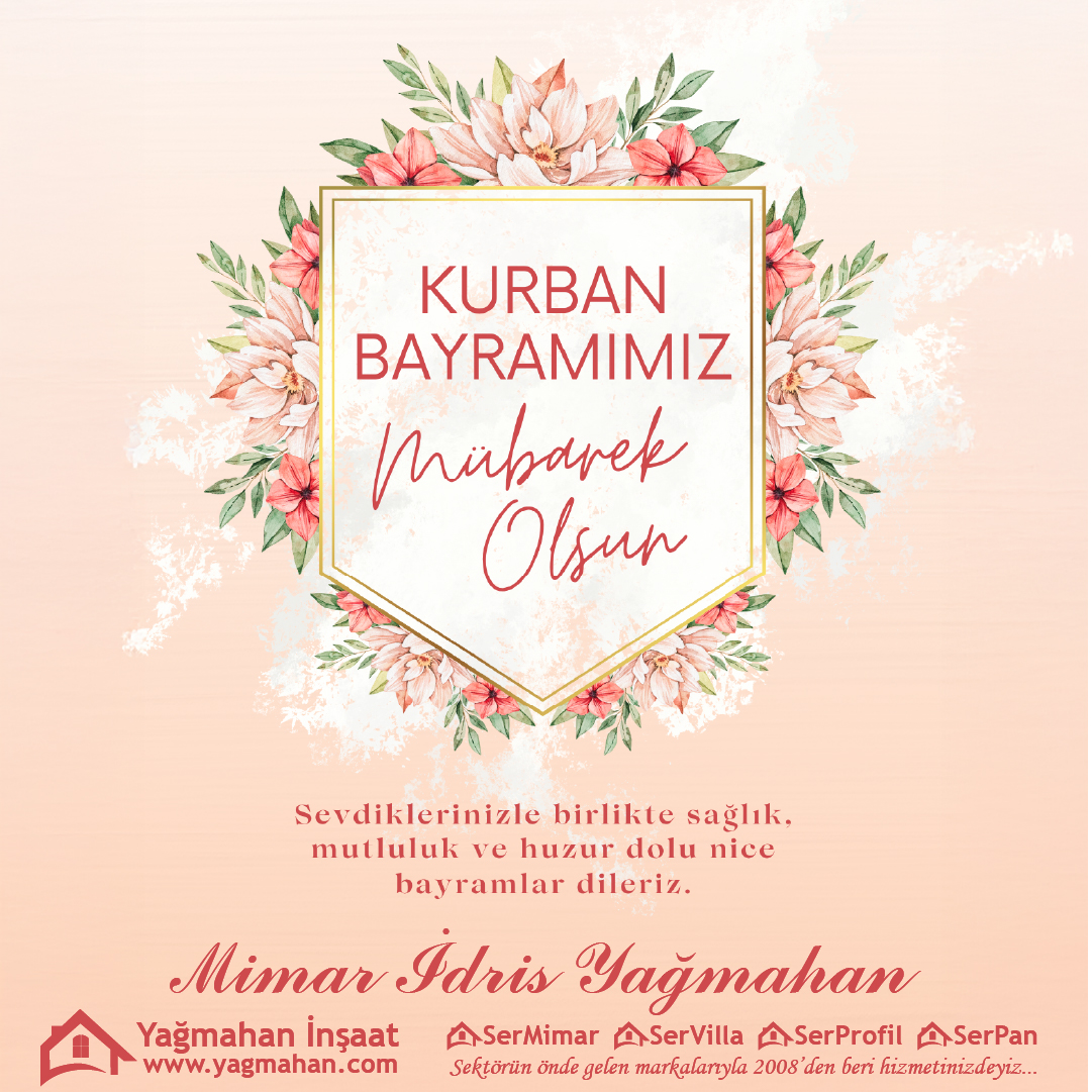 2025 Yılı Kurban Bayramımız Mübarek Olsun!